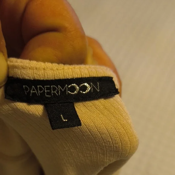 Papermoon Beige Sleeveless Top - Picture 2 of 5